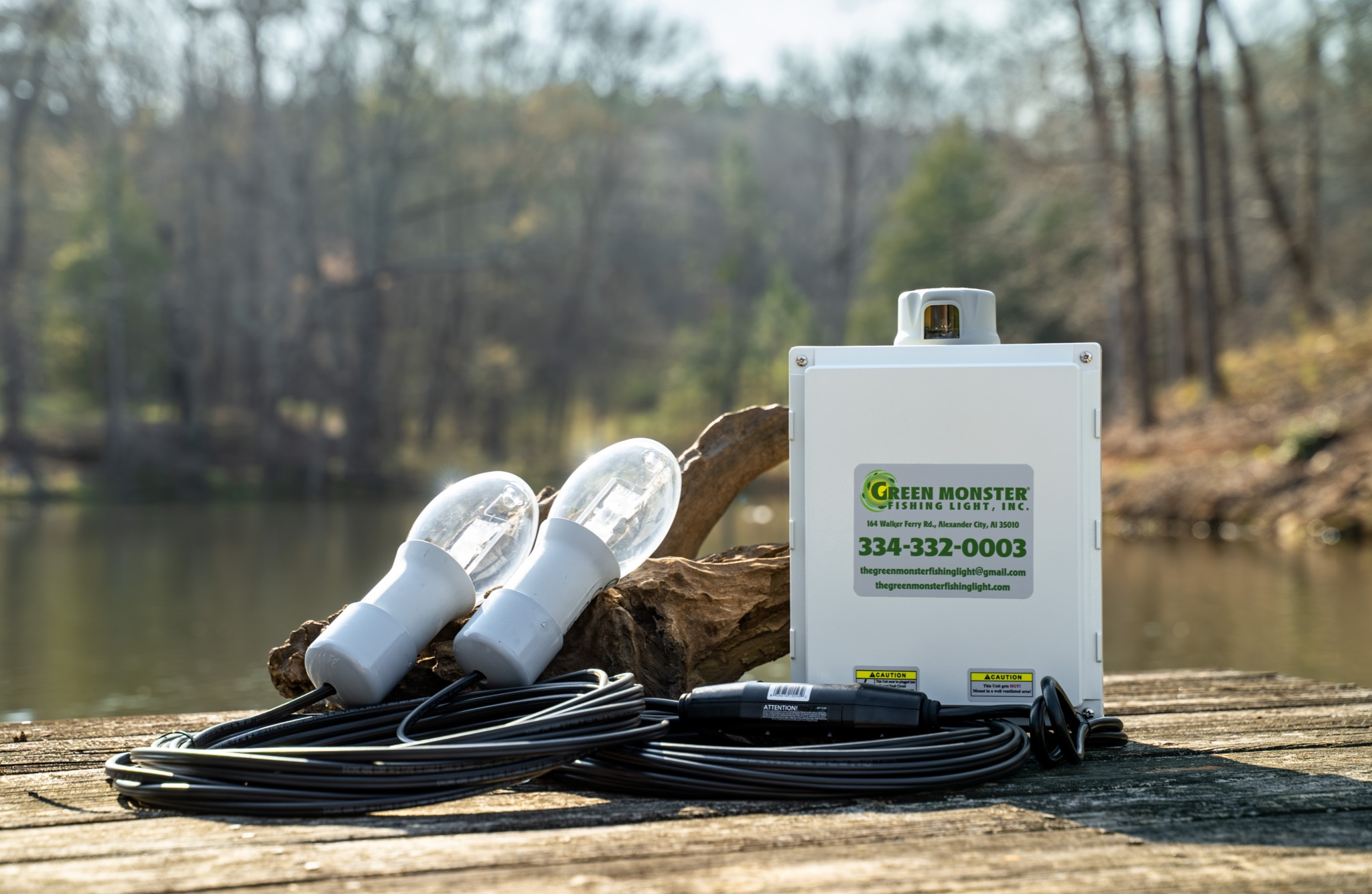 Original Green Monster Double Light Kit (175 Watts X 2) – Green