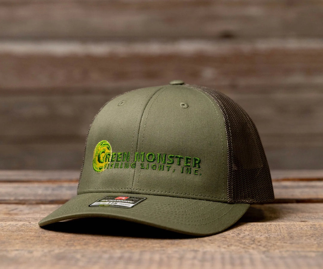 Green Monster Fishing Light Richardson Hat