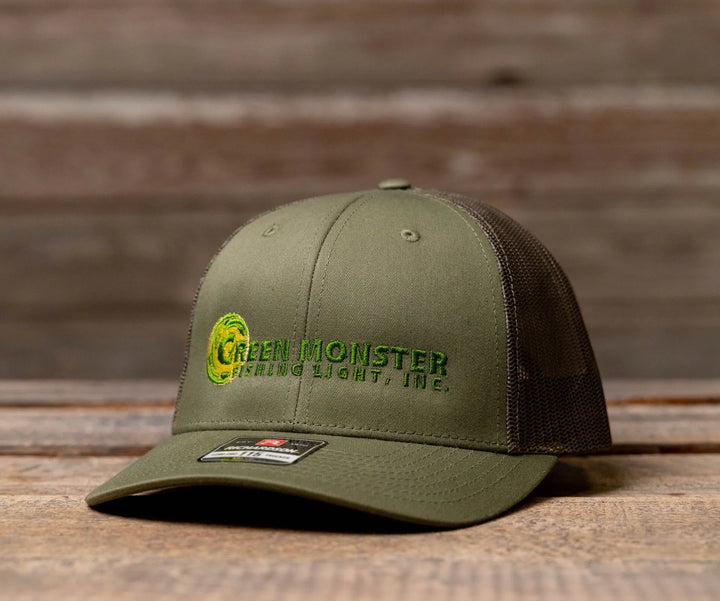 Green Monster Fishing Light Richardson Hat